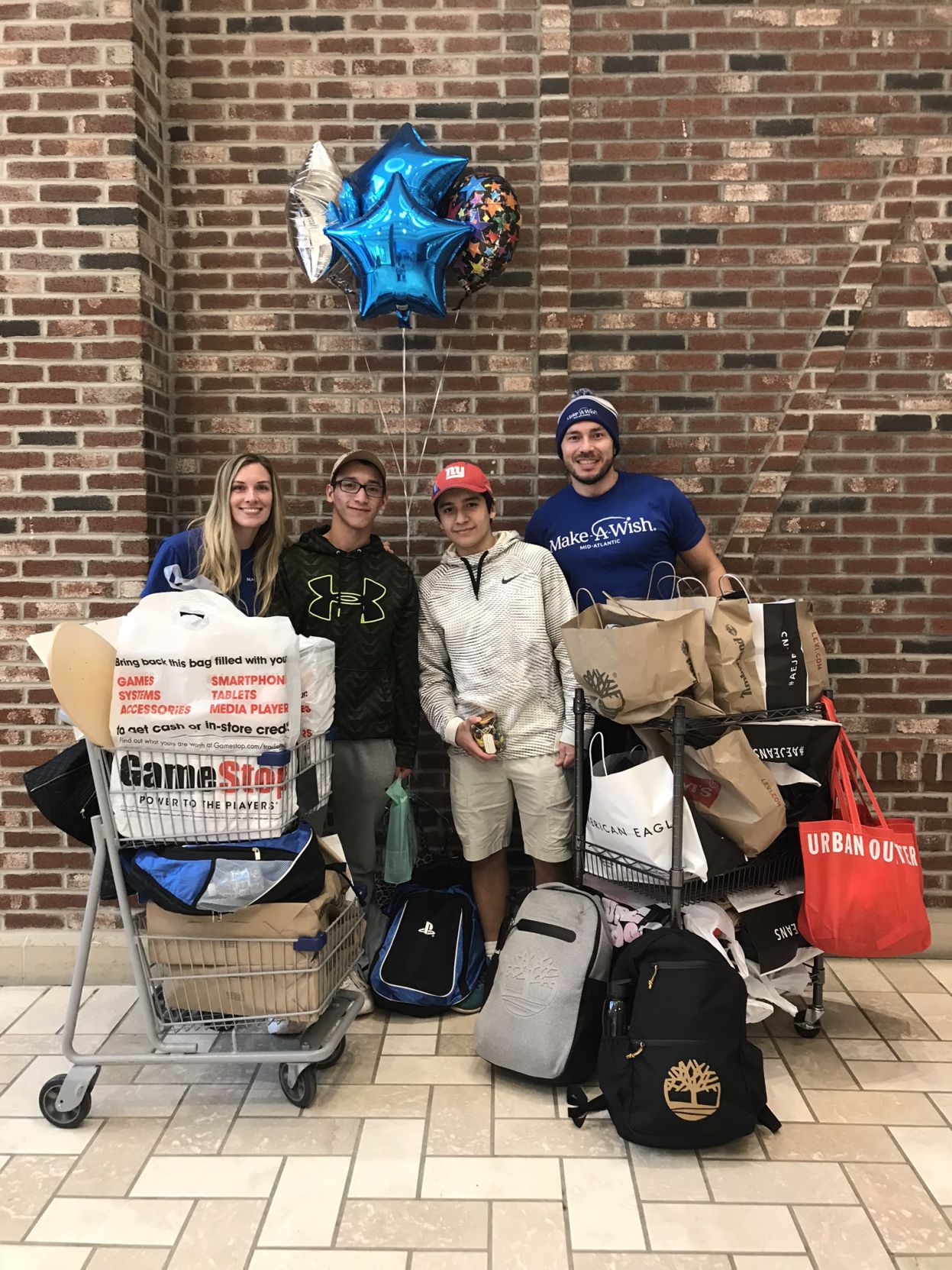 Brothers get Make-A-Wish shopping spree